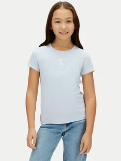 Calvin Klein Jeans T-Shirt LVCKSJA15G Niebieski Regular Fit