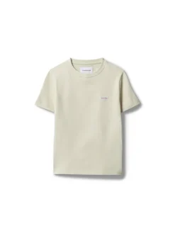 Calvin Klein Jeans T-Shirt LVCKSJA08B Beżowy Regular Fit