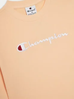 Champion Bluza 405086 Pomarańczowy Regular Fit