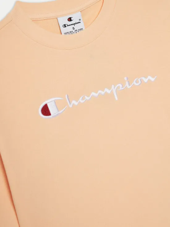 Champion Bluza 405086 Pomarańczowy Regular Fit