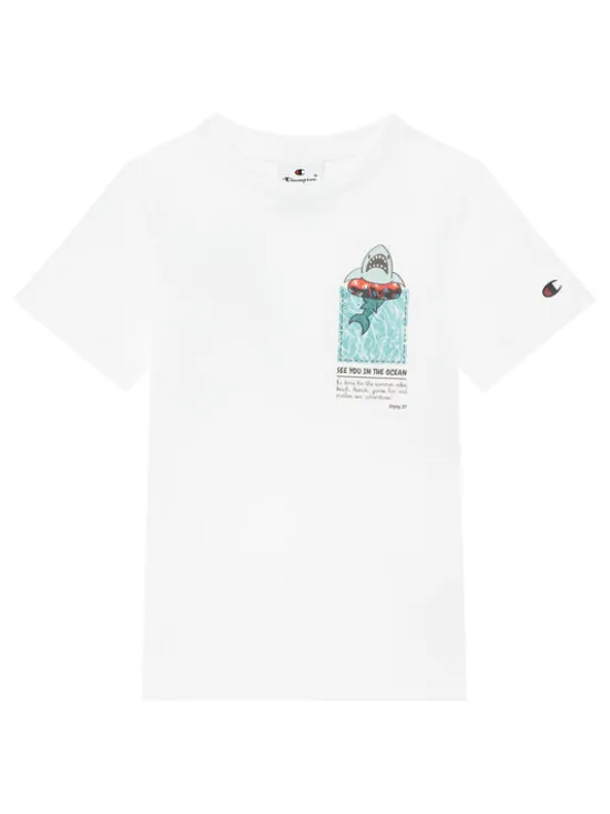 Champion Komplet t-shirt i spodenki 307063 Niebieski Regular Fit