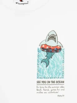 Champion Komplet t-shirt i spodenki 307063 Niebieski Regular Fit
