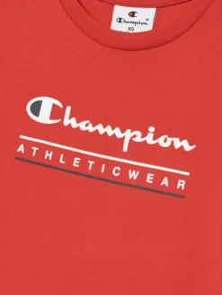 Champion Komplet t-shirt i spodenki 306992 Czerwony Regular Fit