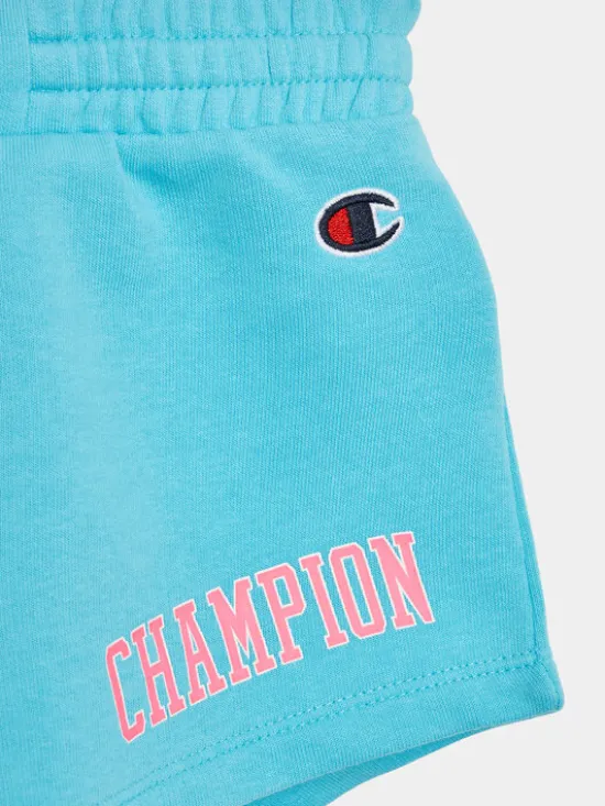 Champion Szorty materiałowe 404657 Błękitny Regular Fit