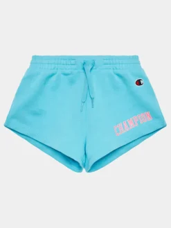 Champion Szorty materiałowe 404657 Błękitny Regular Fit