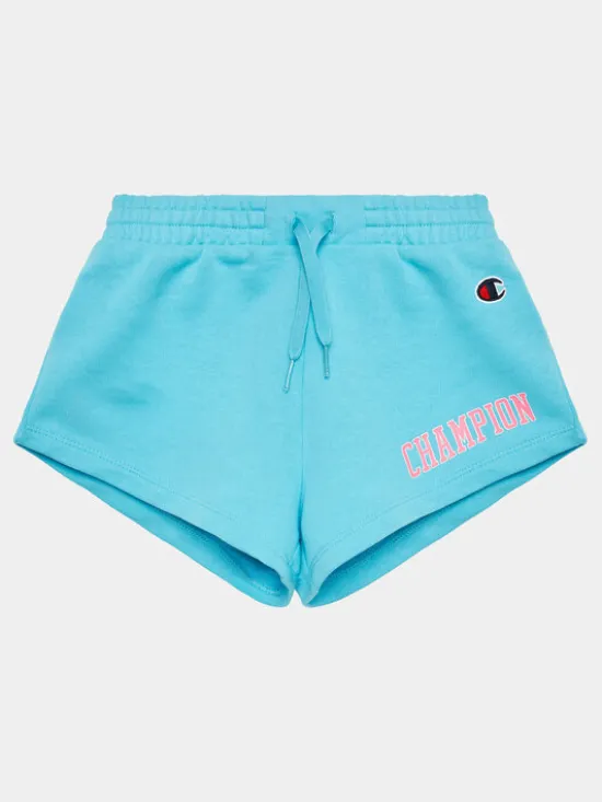 Champion Szorty materiałowe 404657 Błękitny Regular Fit
