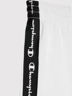 Champion Szorty sportowe 404357 Biały Regular Fit