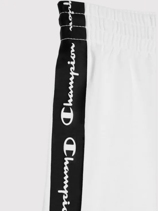 Champion Szorty sportowe 404357 Biały Regular Fit