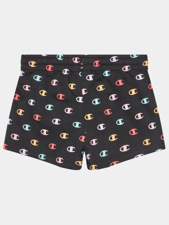Champion Szorty sportowe 404616 Czarny Regular Fit