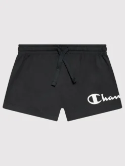 Champion Szorty sportowe 404310 Czarny Regular Fit