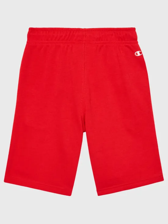 Champion Szorty sportowe 306282 Czerwony Regular Fit