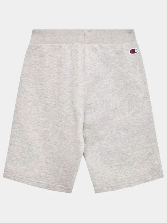 Champion Szorty sportowe Embroidered 306348 Szary Regular Fit