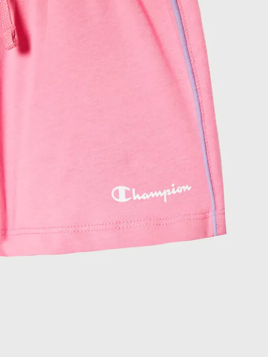 Champion Szorty sportowe 404669 Różowy Regular Fit