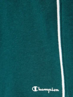 Champion Szorty sportowe Script Logo 306147 Zielony Regular Fit