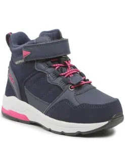 CMP Sneakersy Kids Hadil Leather Wp Urban Shoes 3Q84524 Granatowy