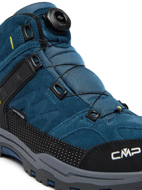CMP Trekkingi Kids Kiruna Mid Fitgo Fleece Wp 3Q57894J Niebieski