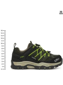 CMP Trekkingi Kids Rigel Low Trekking Wp 3Q54554 Zielony