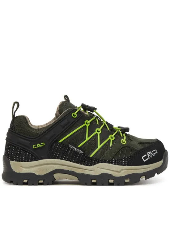 CMP Trekkingi Kids Rigel Low Trekking Wp 3Q54554 Zielony
