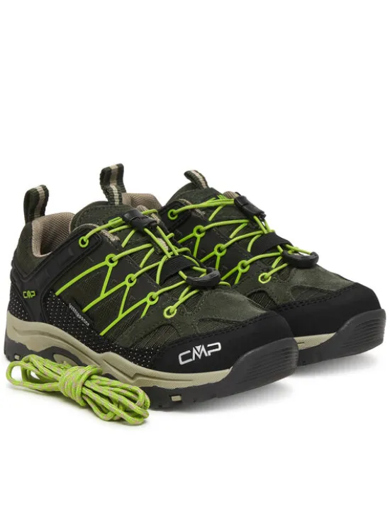 CMP Trekkingi Kids Rigel Low Trekking Wp 3Q54554 Zielony