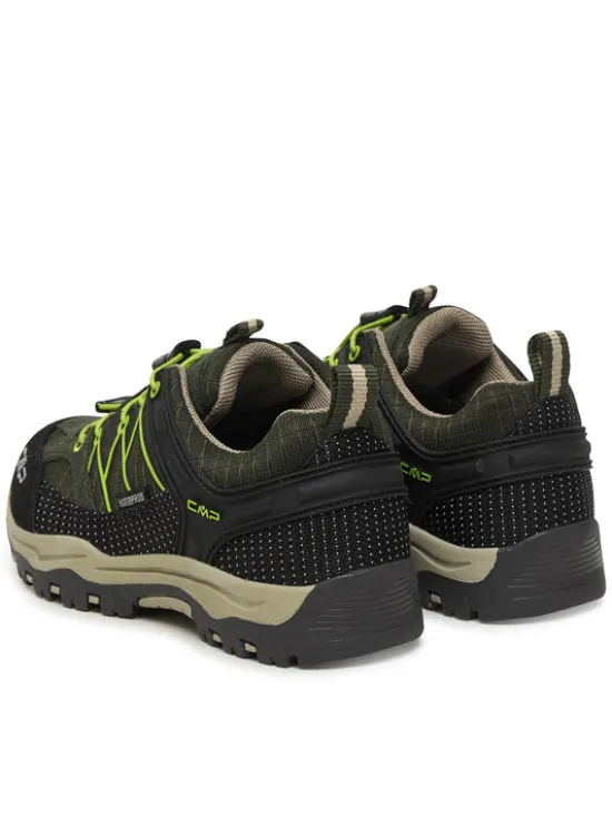CMP Trekkingi Kids Rigel Low Trekking Wp 3Q54554 Zielony