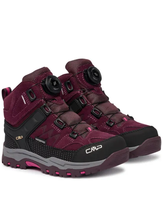 CMP Trekkingi Kiruna Mid Fitgo Wp 3Q56784 Bordowy