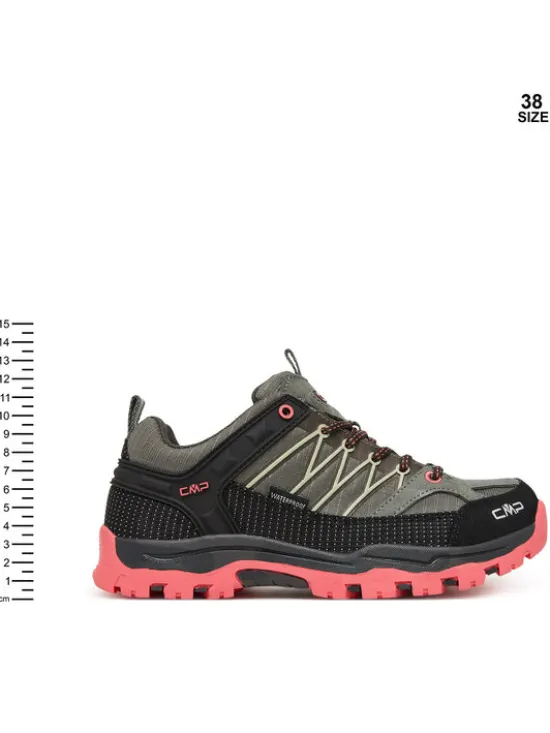 CMP Trekkingi Rigel Low Wp 3Q54554J Zielony