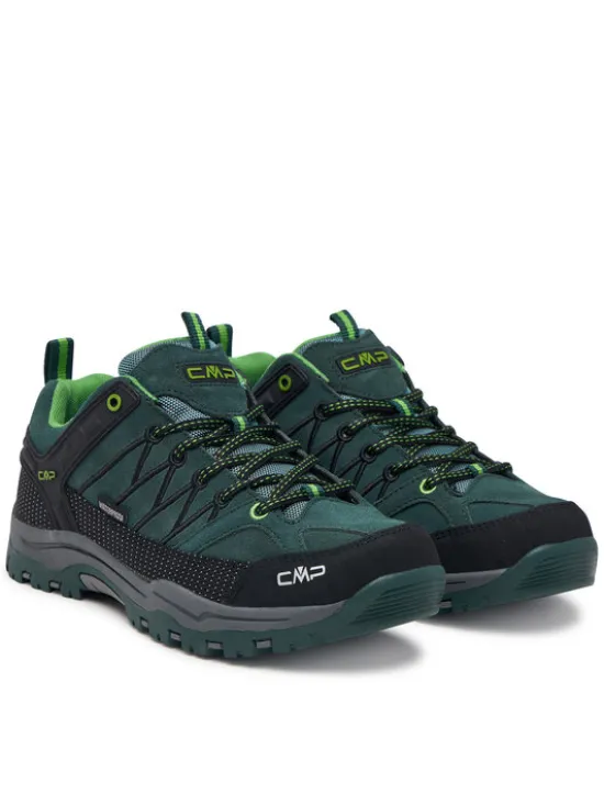 CMP Trekkingi Rigel Low Wp 3Q13244J Zielony ciemny