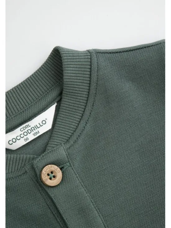 Coccodrillo Bluza WC6132201HBN-011 Zielony Regular Fit