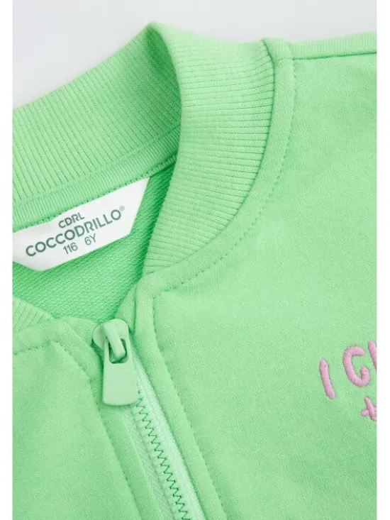 Coccodrillo Bluza WC5132201MGK-011 Zielony Regular Fit