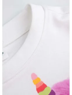 Coccodrillo Bluza WC5132102RGK-001 Biały Regular Fit