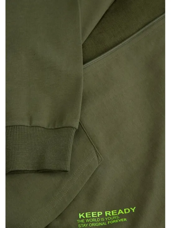 Coccodrillo Bluza WC5132401VBA-027 Khaki Regular Fit