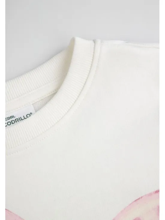 Coccodrillo Bluza ZC6132101FGK-003 Kremowy Regular Fit