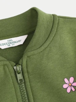 Coccodrillo Bluza ZC4132602MGK Zielony Regular Fit