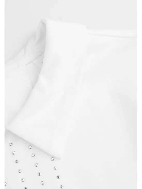 Coccodrillo Bluzka WC5143101BSG-001 Biały Regular Fit