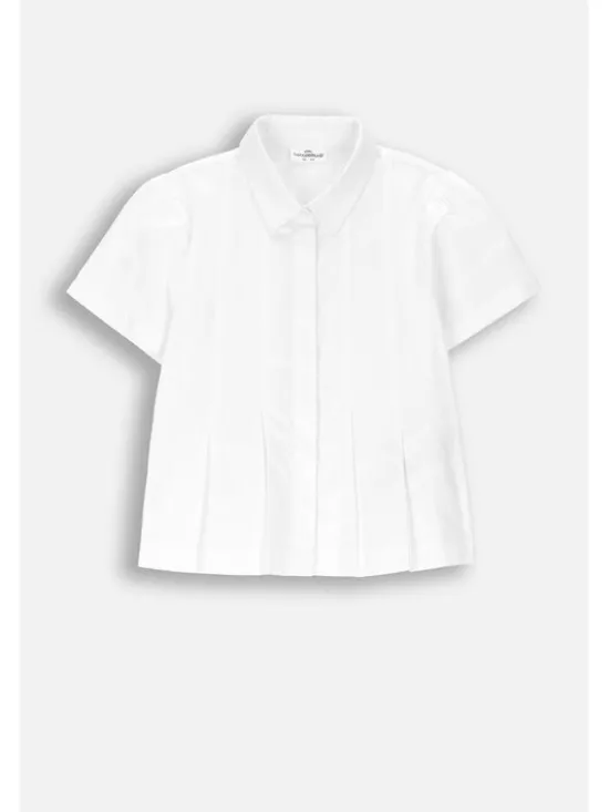 Coccodrillo Bluzka WC6140201EJG-001 Biały Regular Fit