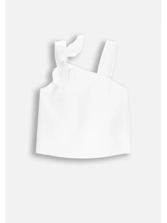 Coccodrillo Bluzka WC5140501EJG-001 Biały Regular Fit