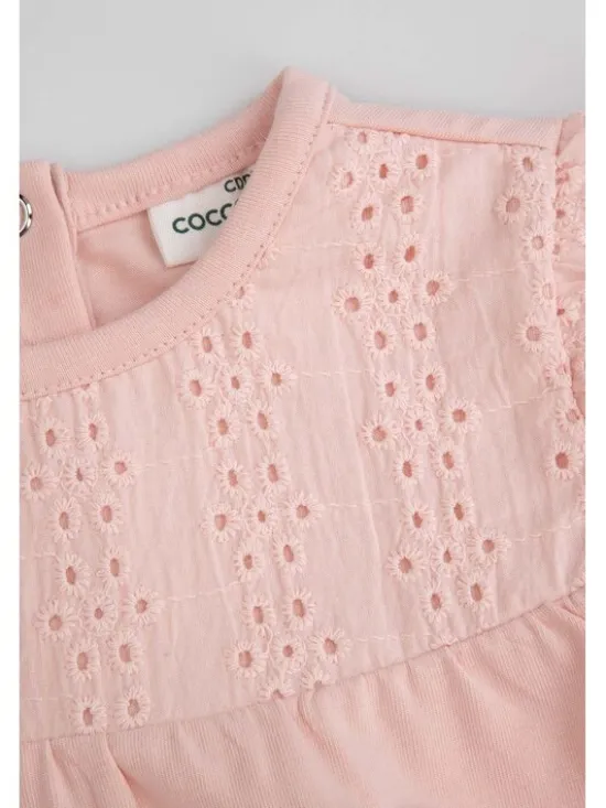 Coccodrillo Body dziecięce ZC6112104MGN-033 Różowy Regular Fit
