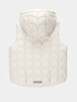 Coccodrillo Kamizelka WC4178101OGK Écru Regular Fit