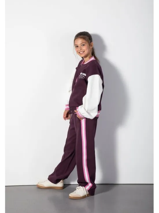 Coccodrillo Komplet dresowy ZC6117304AGJ-017 Bordowy Regular Fit