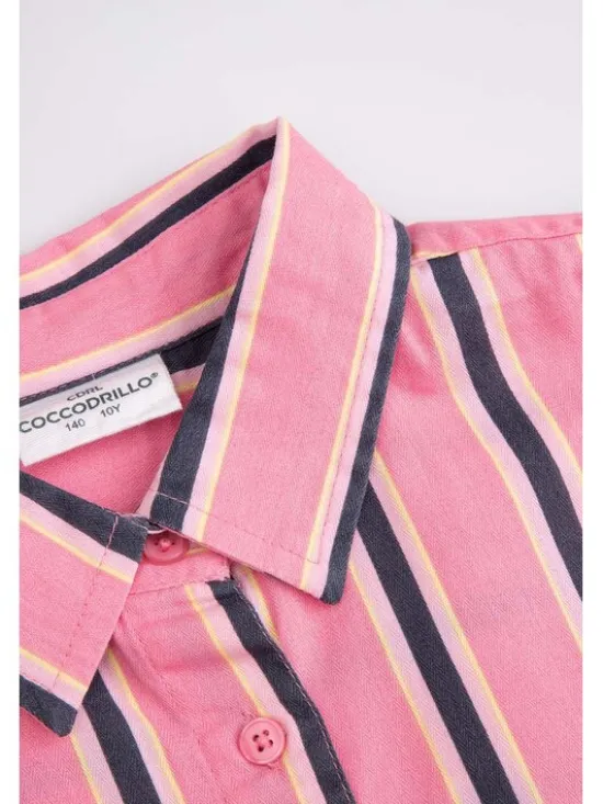 Coccodrillo Komplet koszula i spodnie materiałowe WC6117411XXG-022 Kolorowy Regular Fit