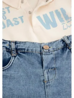 Coccodrillo Komplet t-shirt i spodenki WC5117305XBK-022 Kolorowy Regular Fit