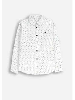 Coccodrillo Koszula WC5136101BSB-001 Biały Regular Fit