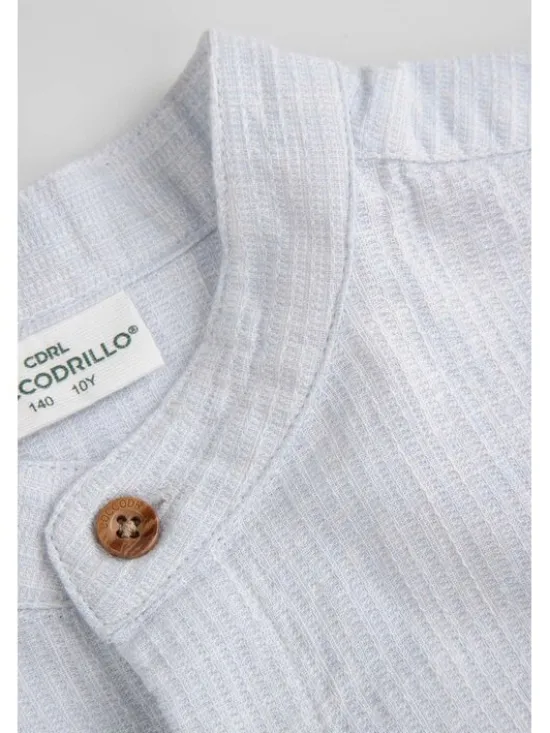 Coccodrillo Koszula WC5136103BSB-014 Niebieski Regular Fit