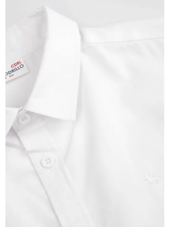 Coccodrillo Koszula WC3136202EJB-001 Biały Regular Fit
