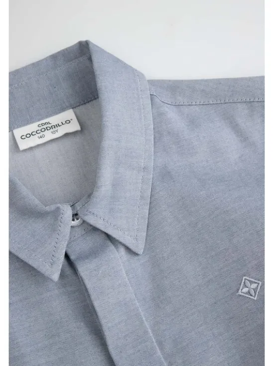 Coccodrillo Koszula WC6136103EJB-036 Niebieski Regular Fit