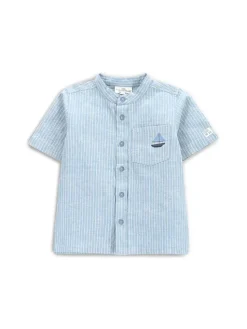 Coccodrillo Koszula WC5136201HBN Błękitny Regular Fit