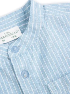 Coccodrillo Koszula WC5136201HBN Błękitny Regular Fit