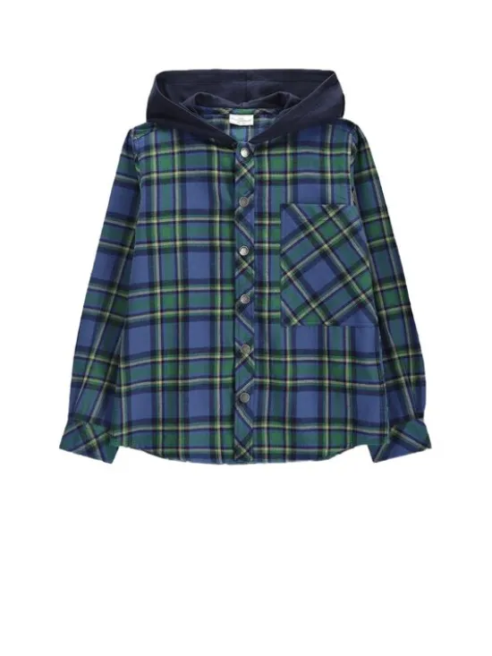 Coccodrillo Koszula ZC6136401ABJ-011 Zielony Regular Fit