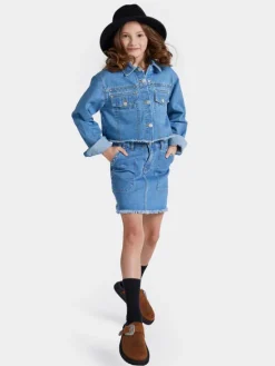 Coccodrillo Kurtka jeansowa WC4152301JCG Niebieski Regular Fit