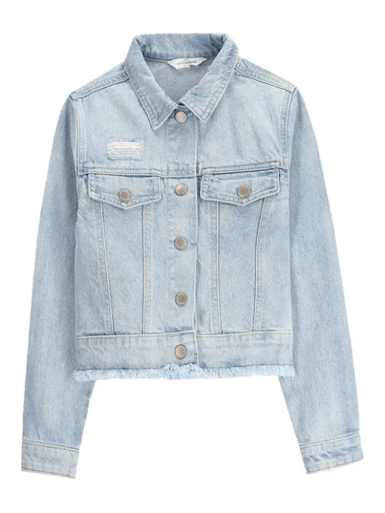 Coccodrillo Kurtka jeansowa WC5152301JCG Błękitny Regular Fit